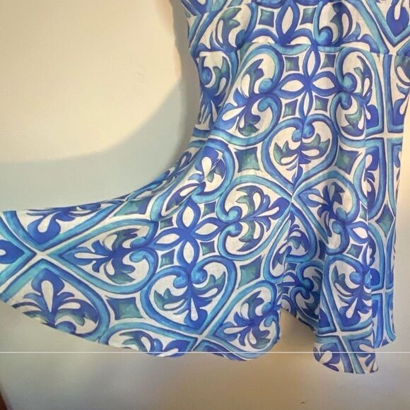 Made in Italy Italian linen dress from a boutique in positano - Picture 5 of 12